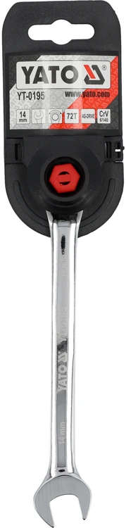 Toya Sa Poland YATO KLUCZ PŁASKO-OCZKOWY Z GRZECHOTKĄ 14 mm /B 0195