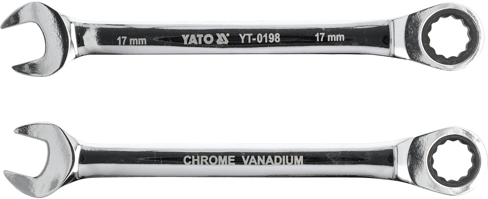 Toya Sa Poland YATO KLUCZ PŁASKO-OCZKOWY Z GRZECHOTKĄ 17 mm /B 0198