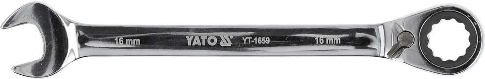 Yato Toya Sa Poland Raktas su terkšle reversinis | 16 mm (YT-1659)