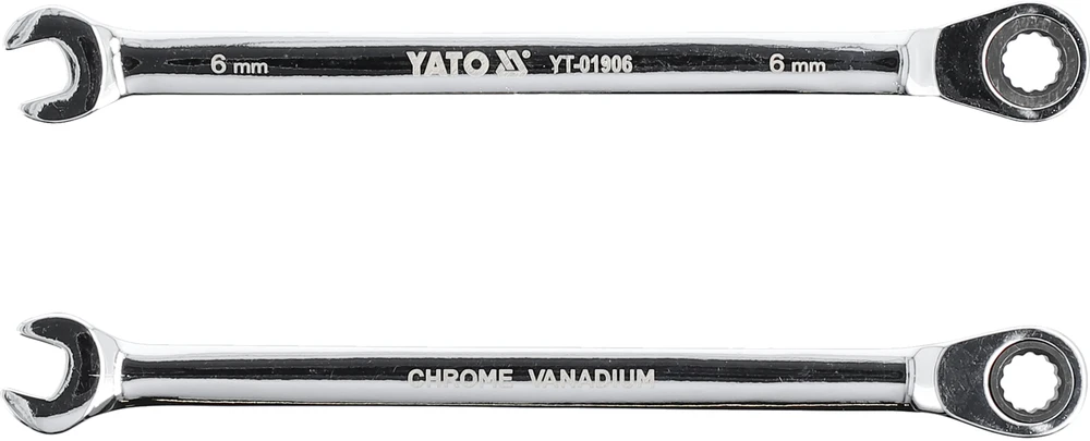 Toya Sa Poland YATO KLUCZ PŁASKO-OCZKOWY Z GRZECHOTKĄ 6 mm /B 01906