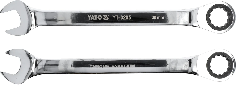 YATO KLUCZ PŁASKO-OCZKOWY Z GRZECHOTKĄ 30mm 0205