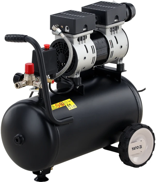 Yato Toya Sa Poland Oro kompresorius tylus | betepalinis | 24L/0.8MPA/8BAR/116PSI/ 140l/min | 750 W (YT-23342)