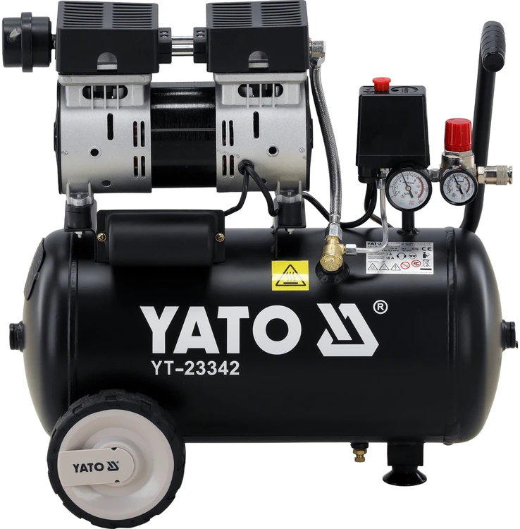 Yato Toya Sa Poland Oro kompresorius tylus | betepalinis | 24L/0.8MPA/8BAR/116PSI/ 140l/min | 750 W (YT-23342)