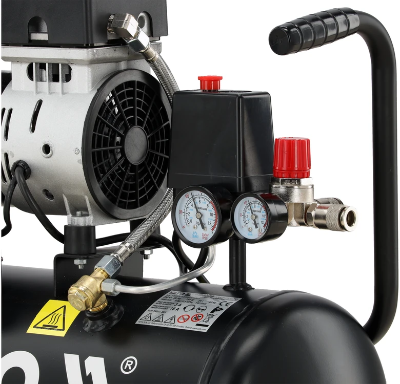 Yato Toya Sa Poland Oro kompresorius tylus | betepalinis | 24L/0.8MPA/8BAR/116PSI/ 140l/min | 750 W (YT-23342)