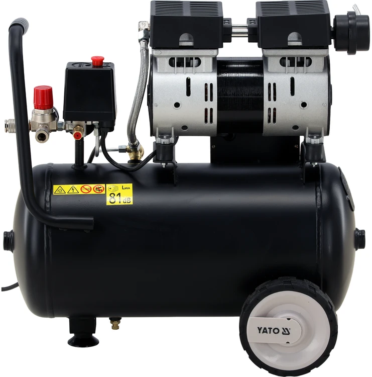 Yato Toya Sa Poland Oro kompresorius tylus | betepalinis | 24L/0.8MPA/8BAR/116PSI/ 140l/min | 750 W (YT-23342)