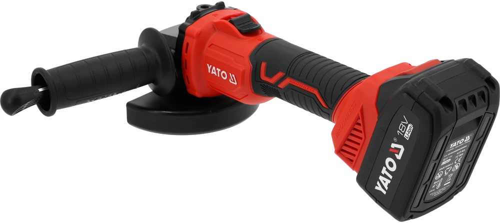 Yato KT GRINDER 18V 125MM (BL MOTOR; 4AHX2)
