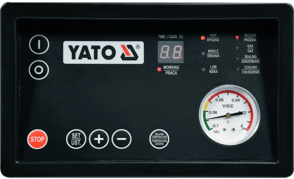 Yato LAISVAI STOVANTIS VAKUUMINIS PAKAVIMAS 420MM