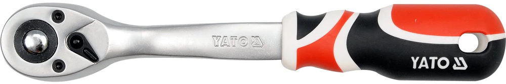 YATO išlenkta terkšlė 1/2" YT-0732, 72 dantys, greitos fiksacijos