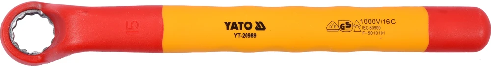 Yato Toya Sa Poland Izoliuotas veržliaraktis elektrikui kilpinis 15mm VDE (YT-20989)