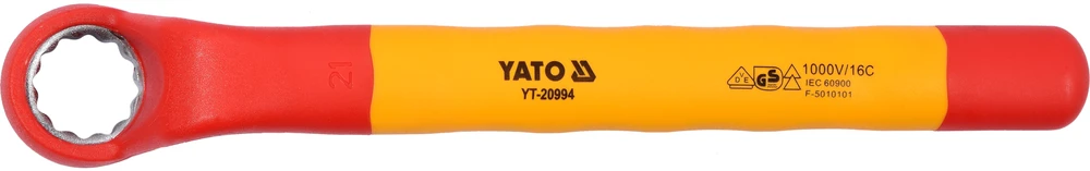 Yato Toya Sa Poland Izoliuotas veržliaraktis elektrikui kilpinis 21mm VDE (YT-20994)