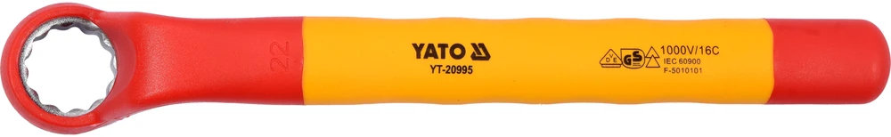 Yato Toya Sa Poland Izoliuotas veržliaraktis elektrikui kilpinis 22mm VDE (YT-20995)