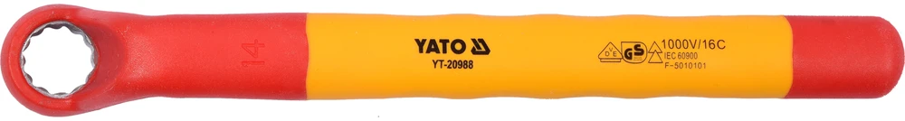 Yato Toya Sa Poland Izoliuotas veržliaraktis elektrikui kilpinis 14mm VDE (YT-20988)