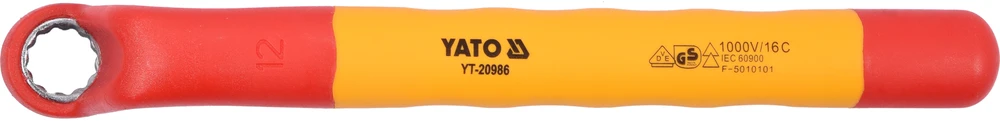 Yato Toya Sa Poland Izoliuotas veržliaraktis elektrikui kilpinis 12mm VDE (YT-20986)