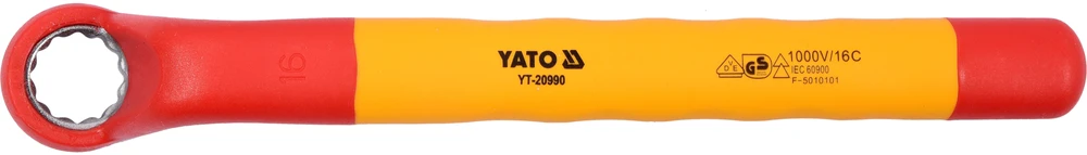 Yato Toya Sa Poland Izoliuotas veržliaraktis elektrikui kilpinis 16mm VDE (YT-20990)