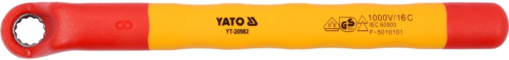 Yato Toya Sa Poland Izoliuotas veržliaraktis elektrikui kilpinis 8mm VDE (YT-20982)