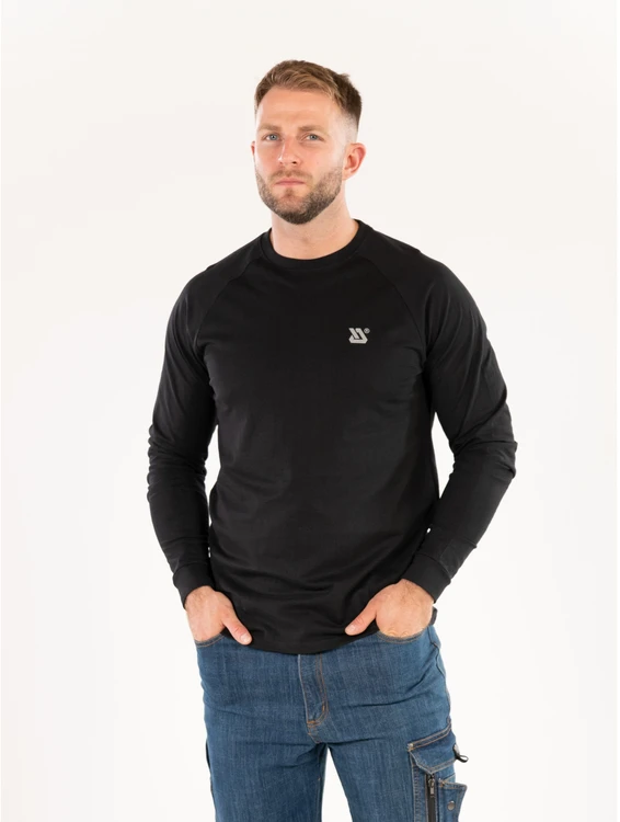 Yato Toya Sa Poland Vyriški marškinėliai ilgomis rankovėmis | juodi | 100% medvilnė | 3XL dydis (YT-78835)