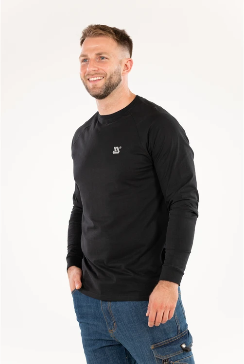 Yato Toya Sa Poland Vyriški marškinėliai ilgomis rankovėmis | juodi | 100% medvilnė | 3XL dydis (YT-78835)