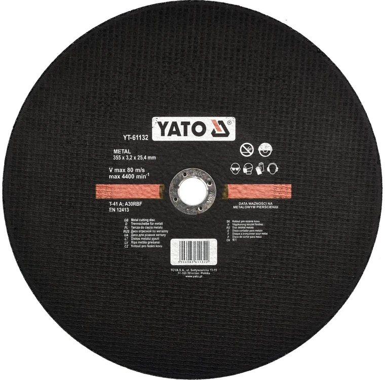 Yato METALO PJOVIMO DISKAI 355X3,2X25,4MM, SKIRTA YT-82180