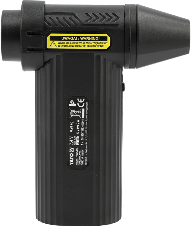 Yato MINI TURBO BLOWER DULKUMINIS VALYMAS SU PRIEDAIS.
