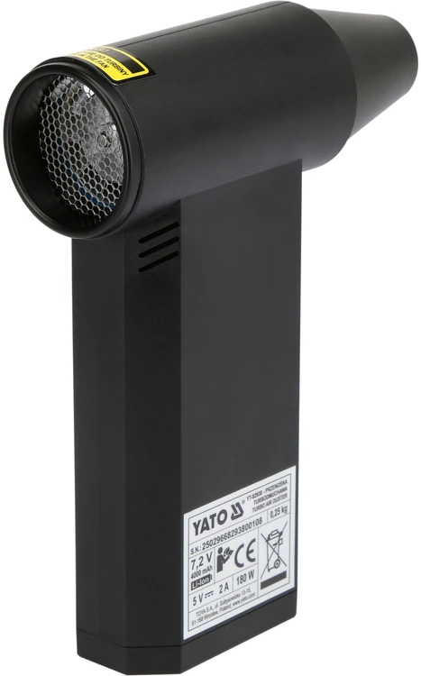 YATO MINI TURBO PŪSTUVAS 135000 APS./MIN.
