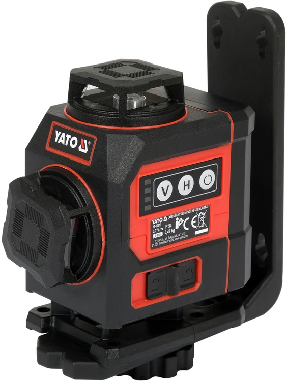 Kryžminis lazerinis nivelyras Yato YT-30419; 3,7 V; 1x4,0 Ah akum.