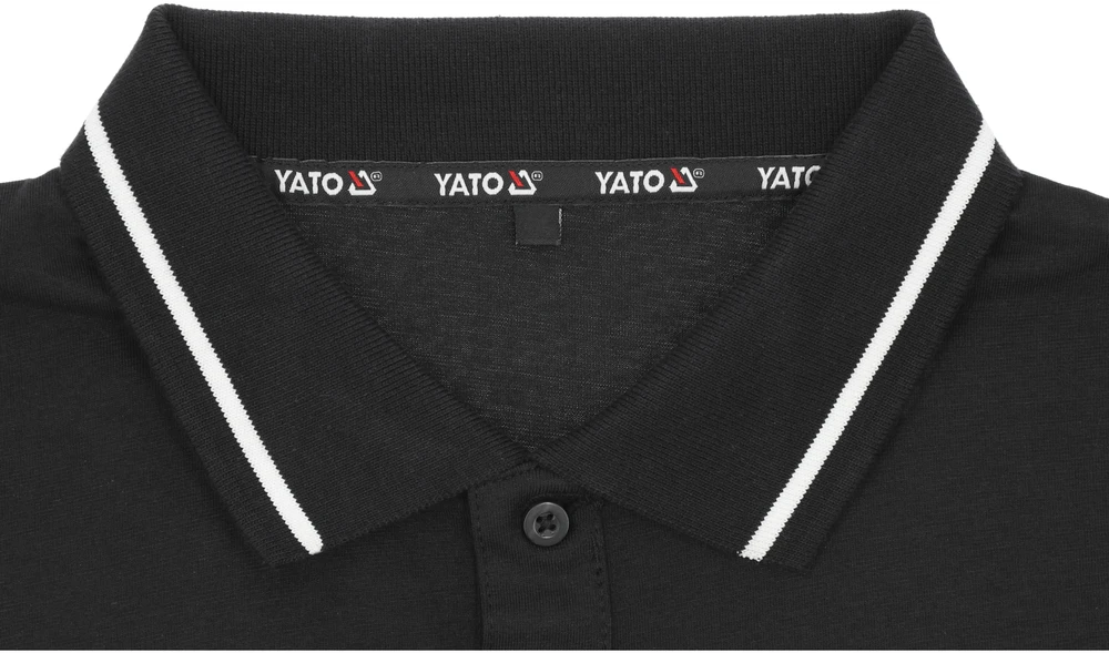 Yato MINKŠTI POLO MARŠKINĖLIAI, JUODOS, DYDIS. L
