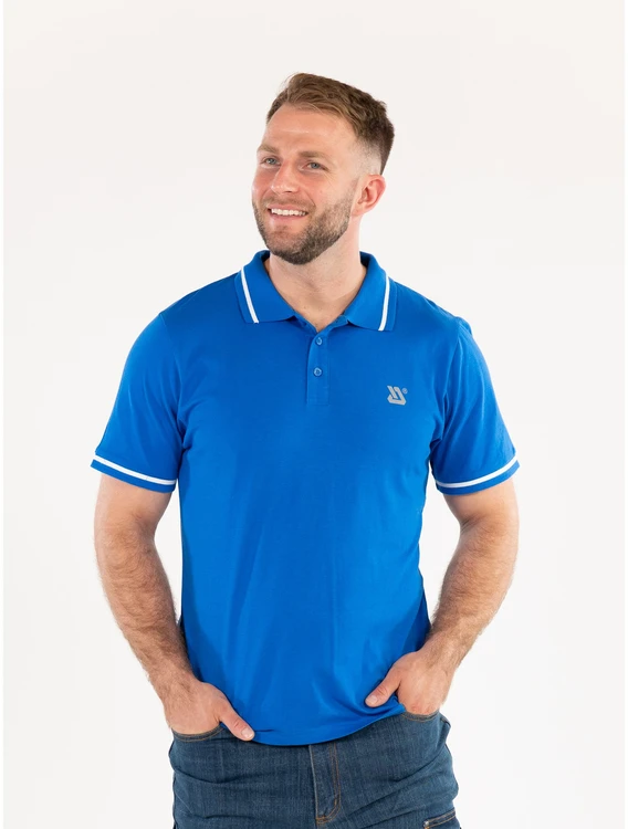 Yato MINKŠTI POLO MARŠKINĖLIAI, MĖLYNAS, DYDIS. 2XL