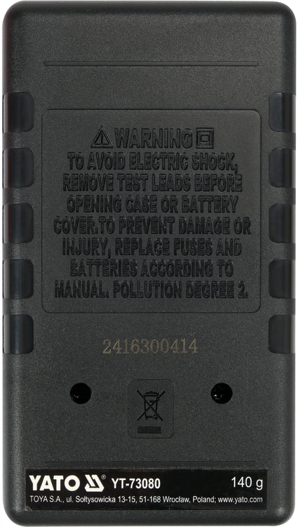 YATO MIERNIK CYFROWY UNIWERSALNY 73080