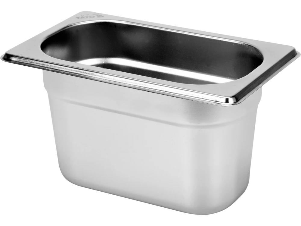 Yato Toya Sa Poland Gastronominis indas GN 1/9 | 176 × 108 × 100 mm | nerūdijantis plienas | 0,9 l (YG-00296)