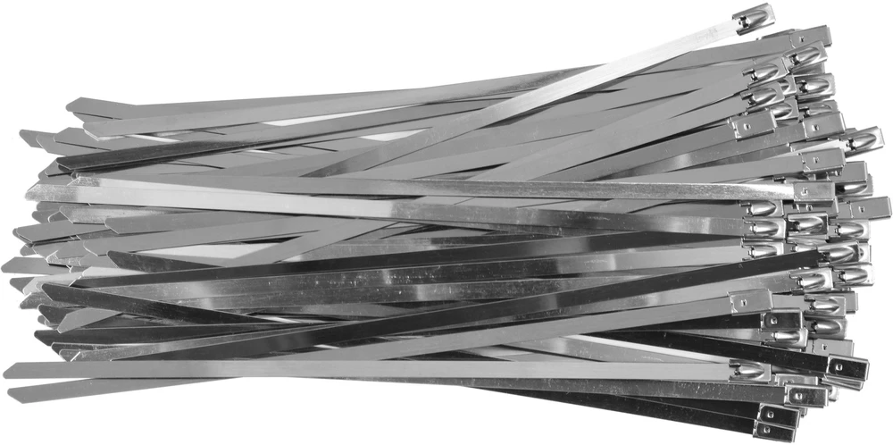 Yato NERŪDIJANČIO PLIENO spaustukai 4,6X200MM 100VNT.
