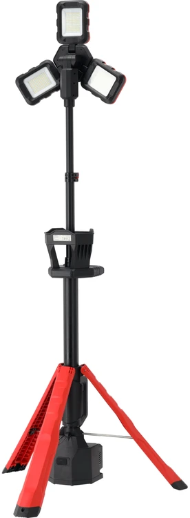 Toya Sa Poland Hibridinis LED darbo prožektorius su trikoju | 100 W | 10 000 lm | 18 V / 110–240 V | be akumuliatoriaus (YT-818394)
