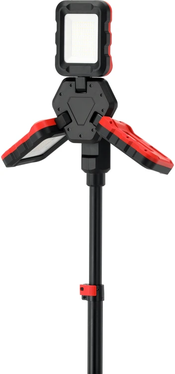 Toya Sa Poland Hibridinis LED darbo prožektorius su trikoju | 100 W | 10 000 lm | 18 V / 110–240 V | be akumuliatoriaus (YT-818394)