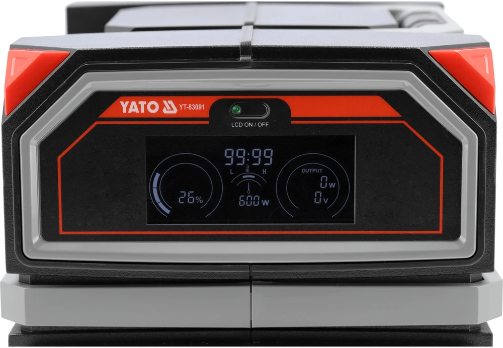 Yato Toya Sa Poland Nešiojama maitinimo stotis 600W, 504WH, 230V, USB-C PD | power bank (YT-83091)