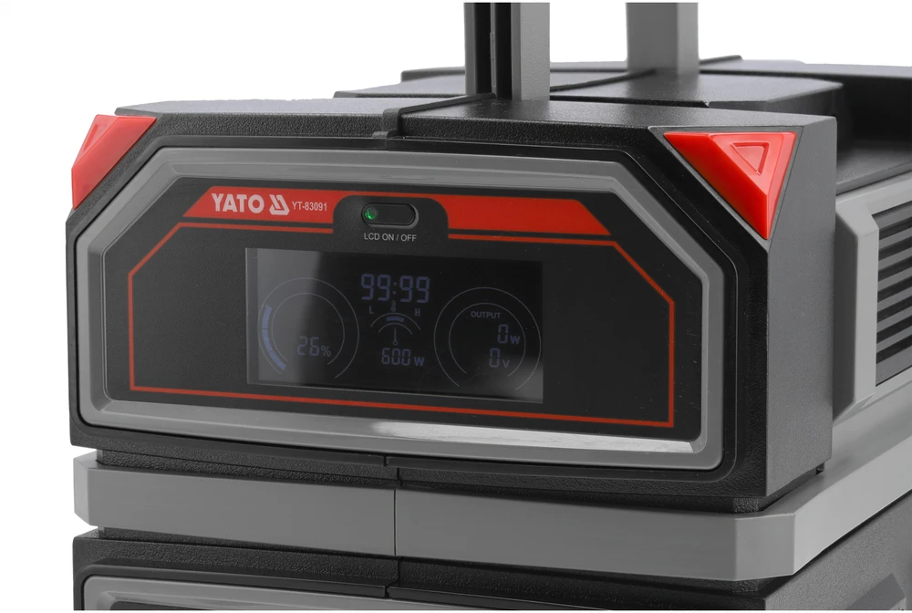 Yato Toya Sa Poland Nešiojama maitinimo stotis 600W, 504WH, 230V, USB-C PD | power bank (YT-83091)