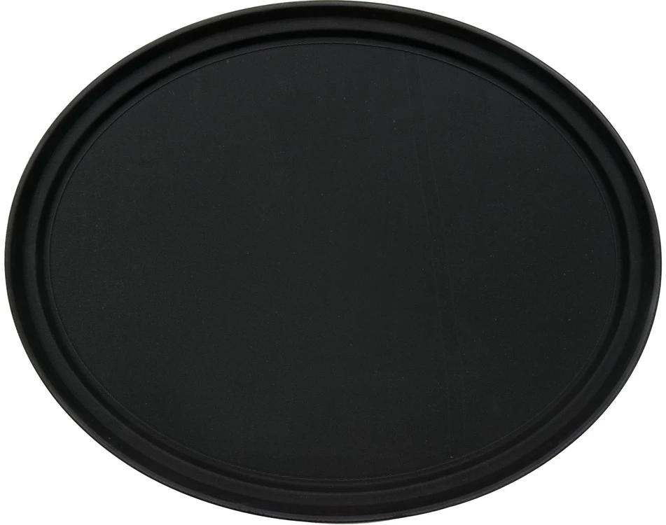 Yato Toya Sa Poland Padavėjo padėklas | ovalus | stiklo pluoštas | neslystantis paviršius | 590 × 490 mm | juodas (YG-02084)