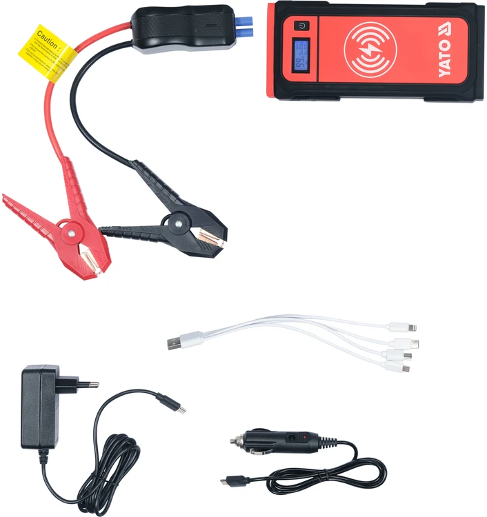 Yato Toya Sa Poland Paleidimo prietaisas | powerbank | 16000 mAh | LCD | indukcinis pakrovimas (YT-83085)