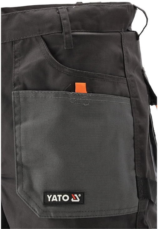 Kelnės Yato YT-80187; XXL; juodos/pilkos