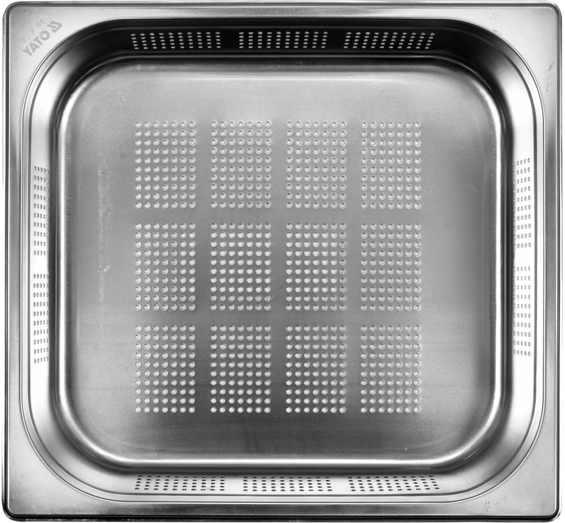 Yato Toya Sa Poland Perforuotas gastronominis indas GN 2/3 | 354 × 325 × 65 mm | nerūdijantis plienas | 5,3 l (YG-00360)
