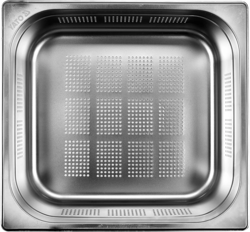 Yato Toya Sa Poland Perforuotas gastronominis indas GN 2/3 | 354 × 325 × 100 mm | nerūdijantis plienas | 9,0 l (YG-00361)