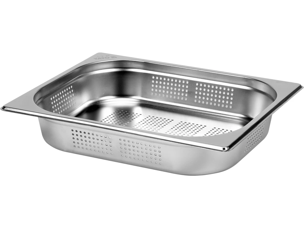 Yato Toya Sa Poland Perforuotas gastronominis indas GN 1/2 | 325 × 265 × 65 mm | nerūdijantis plienas | 3,5 l (YG-00355)