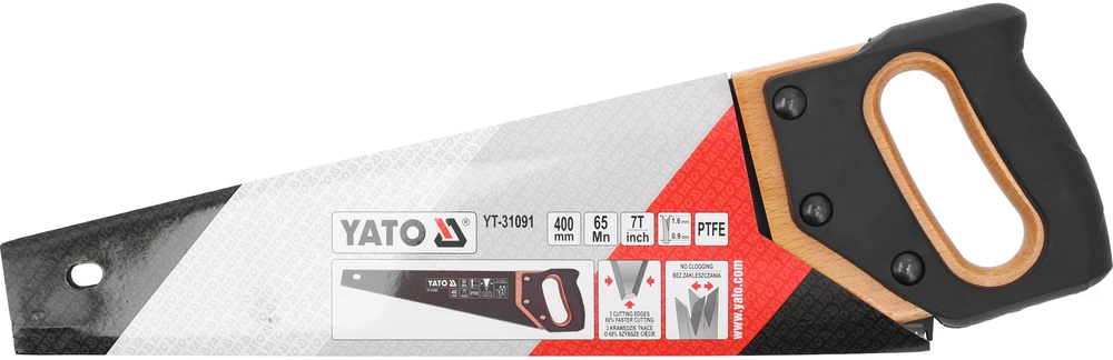 Yato Toya Sa Poland Pjūklas rankinis PTFE / 7 TPI | 400 mm (YT-31091)