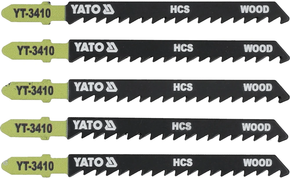Yato Toya Sa Poland Pjūkliukai siaurapjūkliui 5vnt, 6TPI / 4mm (medis) (YT-3410)