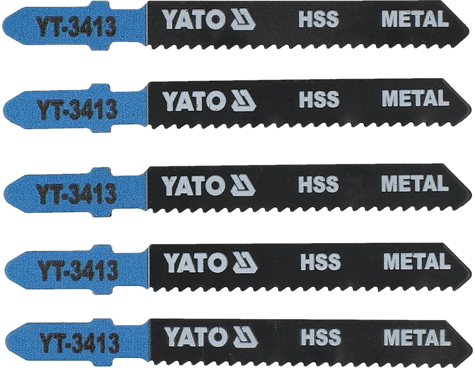 Yato Toya Sa Poland Pjūkliukai siaurapjūkliui 5vnt, 12 TPI / 2mm (metalui) (YT-3413)