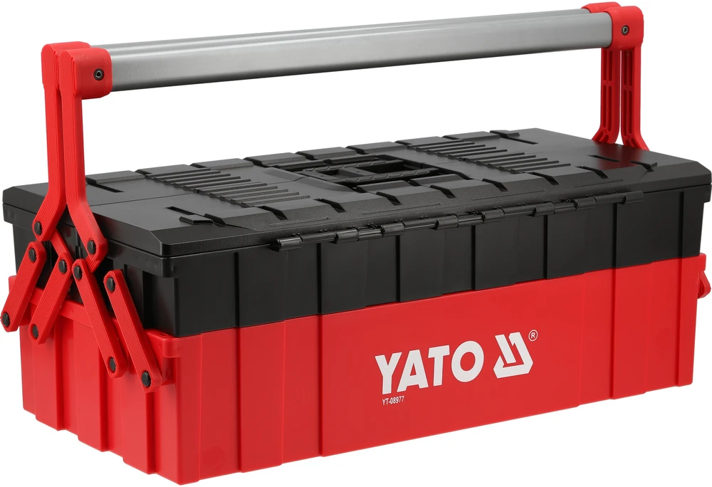 Yato Toya Sa Poland Išskleidžiama įrankių dėžė su 3 lentynomis | ABS, PA | 460x265x158 mm (YT-08977)