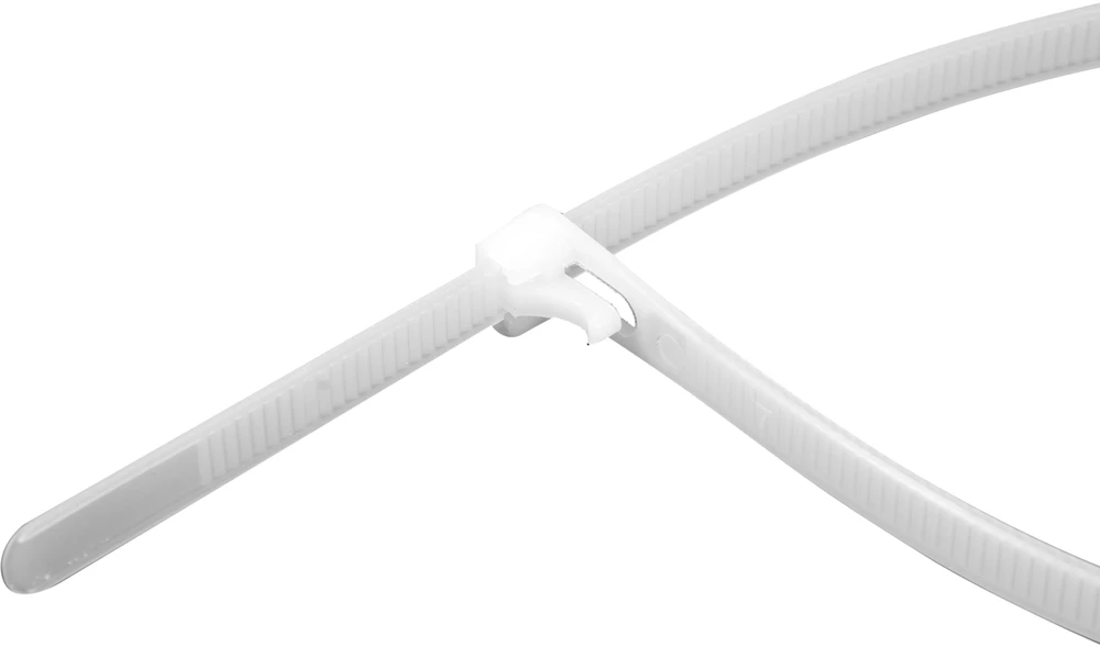 Yato PLASTIKINĖS JUOSTOS, 7,6X300MM, 50 vnt. Baltas