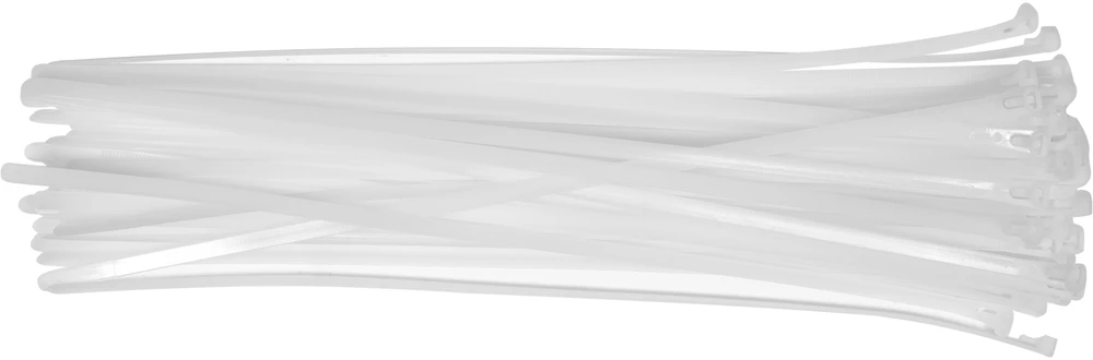 Yato PLASTIKINĖS JUOSTOS, 7,6X400MM, 50 vnt. Baltas