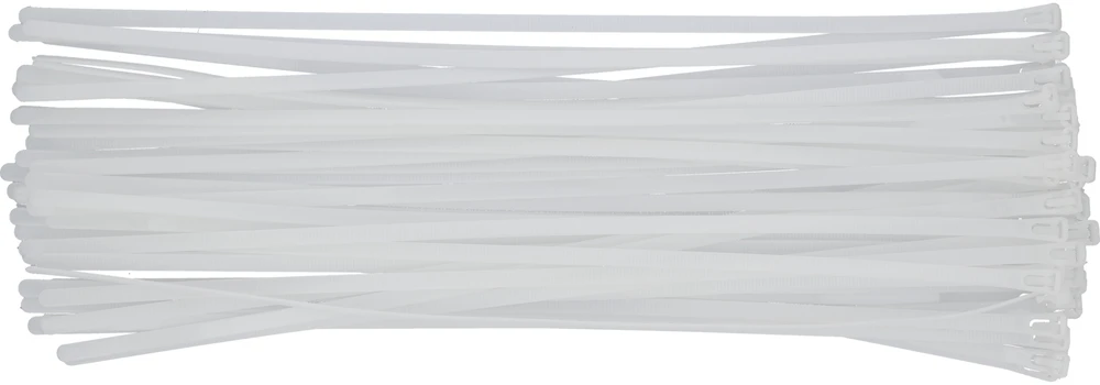 Yato PLASTIKINĖS JUOSTOS, 7,6X450MM, 50 vnt. Baltas