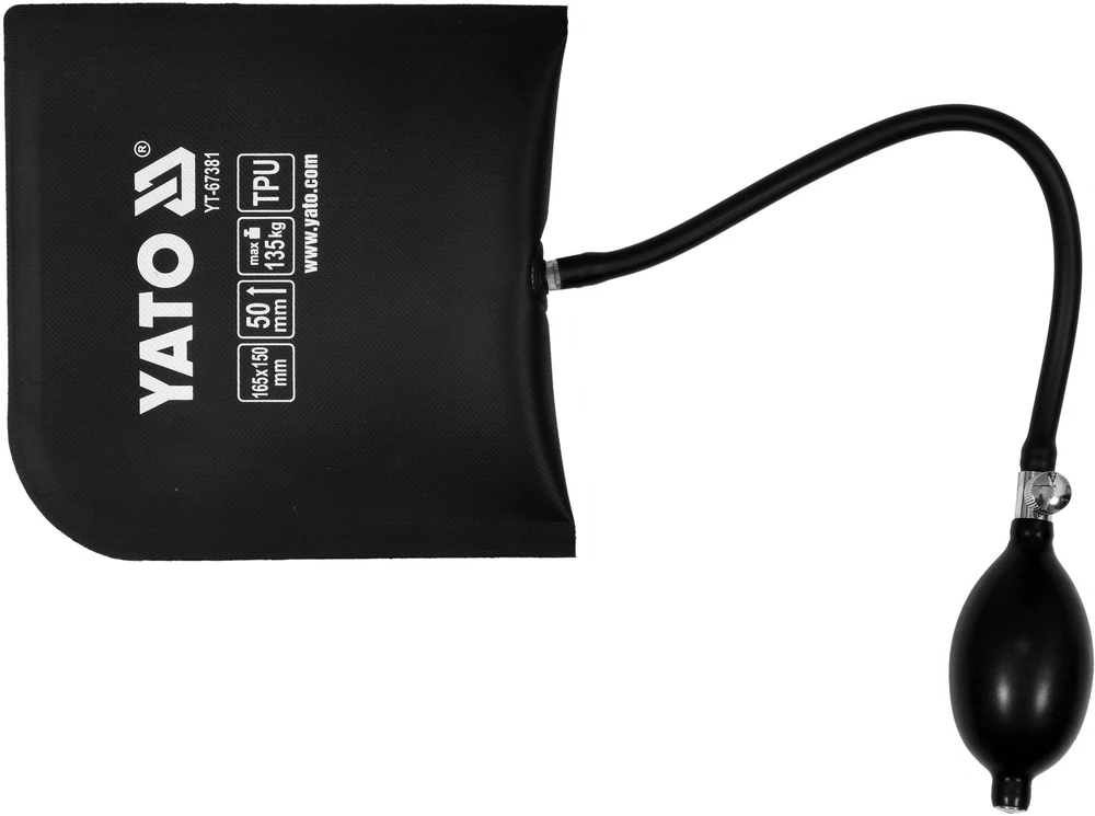 Yato PNEUMATINĖ MONTAVIMO GALVĖ, MATMENYS 165 X 150 MM, TALPA 135 KG