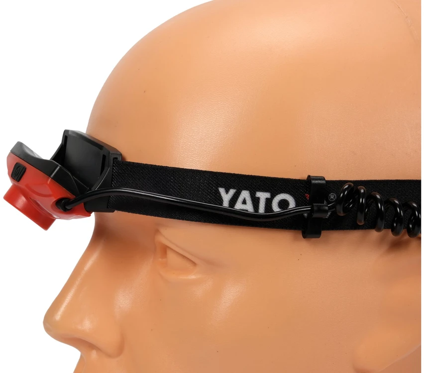 Yato PRIEKINĖ LIETUVA 500 LM, ĮKRAKOMA, LI-ION 3.7V 1000MAH, IP44, BALTOS, MĖLYNOS IR RAUDONOS ŠVIESOS