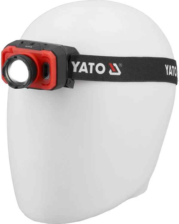 Yato Toya Sa Poland Lempa dedama ant galvos | 600LM AKU / judesio daviklis | LED (YT-085941)